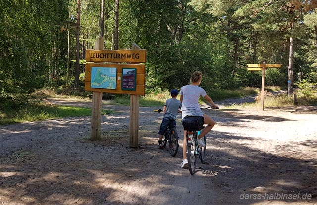 Radfahren auf dem Bodden - Radweg