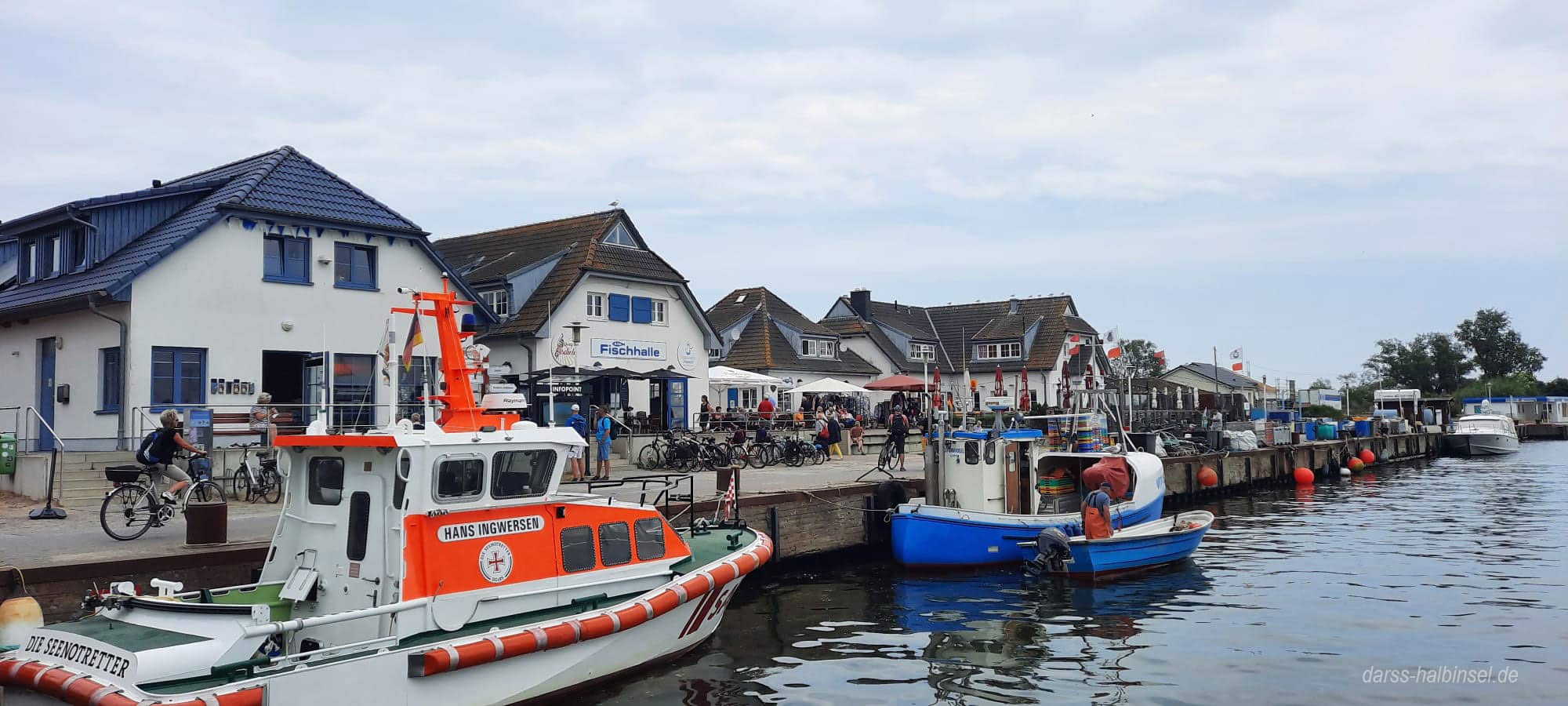 Hafen von Vitte auf Hiddensee