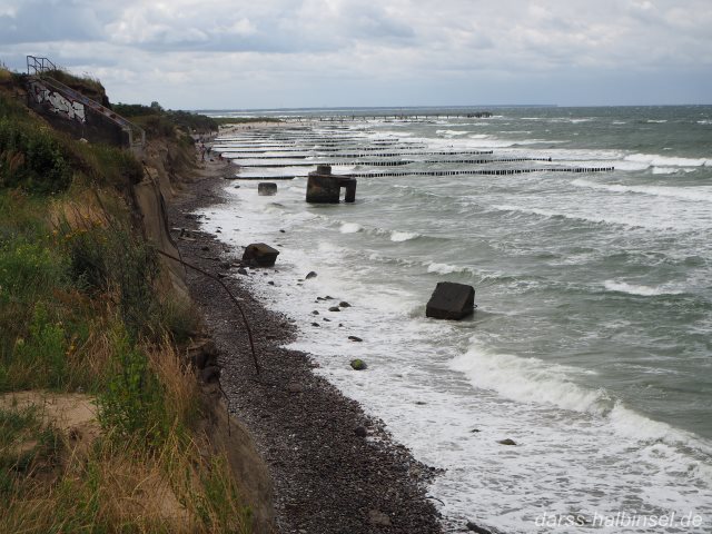 Blick von Steilküste Richtung Wustrow